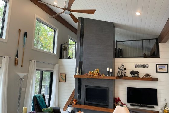 Interior - Family Room for Contemporary House Plan #932-548 - 2 bed, 2.5 bath