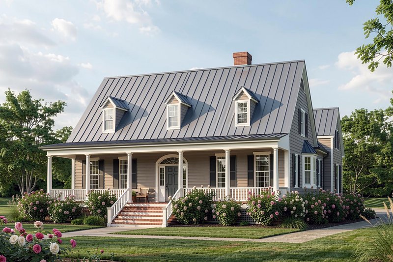 Home Plan - Country Photo Plan #137-191