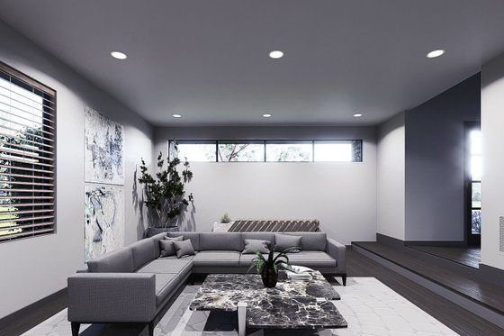 Interior - Family Room 1 for Contemporary House Plan #1095-1 - 4 bed, 3.5 bath