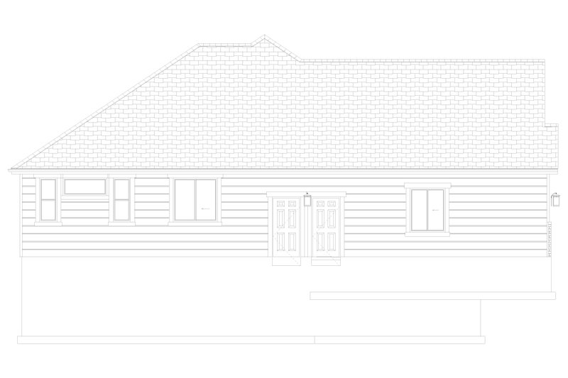 Architectural House Design - Exterior - Other Elevation 1 for Farmhouse House Plan #1060-247 - 3 bed, 3.5 bath