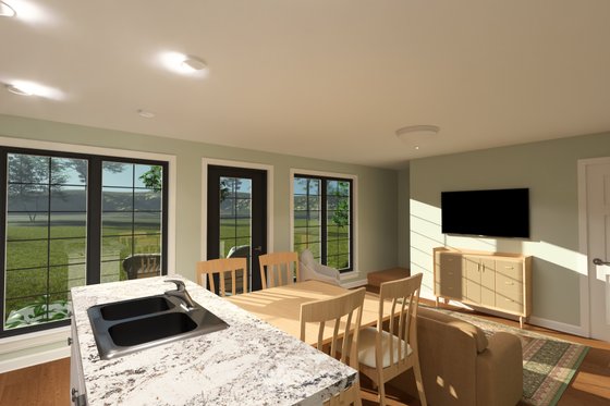 Interior - Family Room for Cottage House Plan #513-2419 - 3 bed, 3 bath