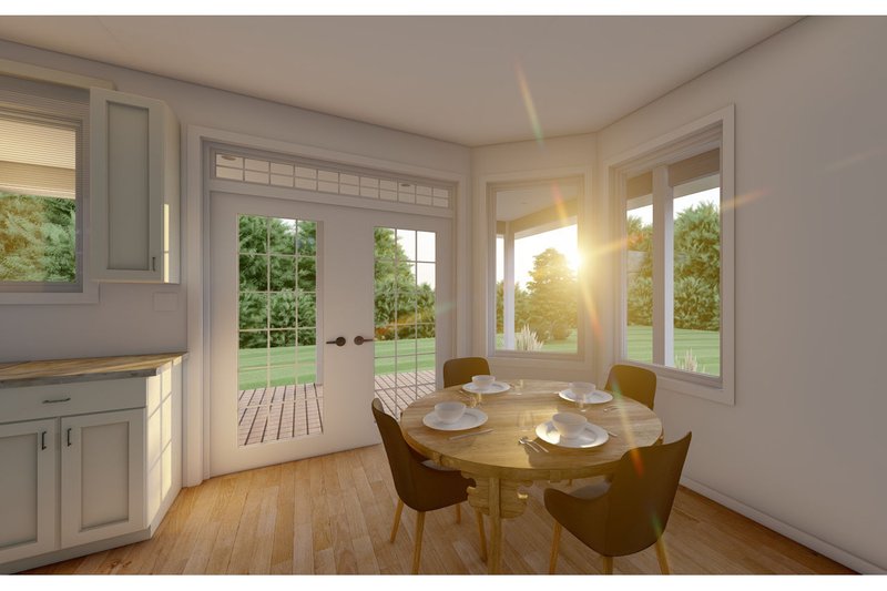 Home Plan - Interior - Dining Room for Craftsman House Plan #126-224 - 3 bed, 2 bath