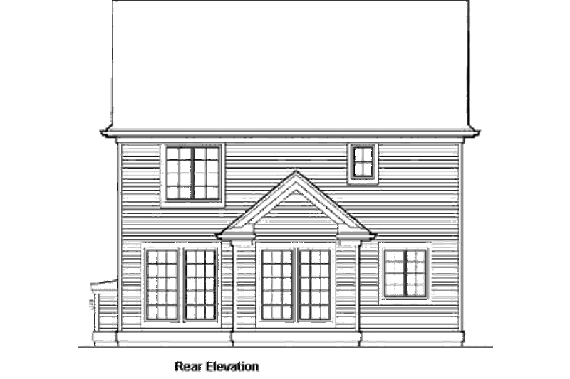 Home Plan - Exterior - Other Elevation for Traditional House Plan #48-136 - 3 bed, 2.5 bath