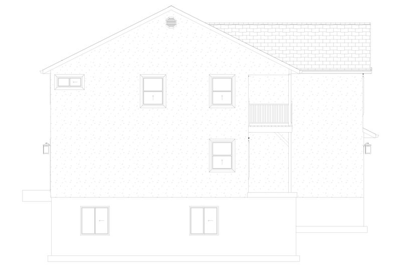 Home Plan - Exterior - Other Elevation 1 for Craftsman House Plan #1060-263 - 4 bed, 2.5 bath