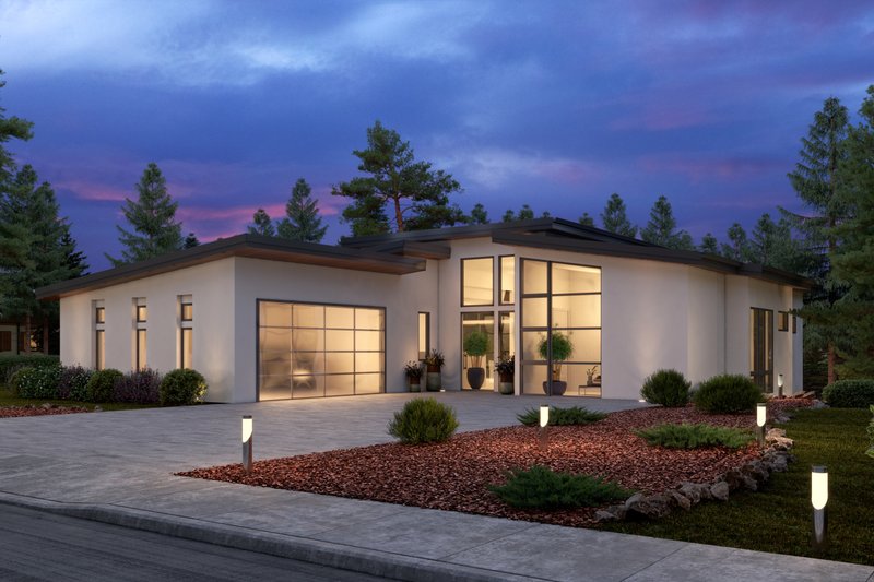 House Blueprint - Exterior - Other Elevation for Contemporary House Plan #1066-194 - 3 bed, 4.5 bath