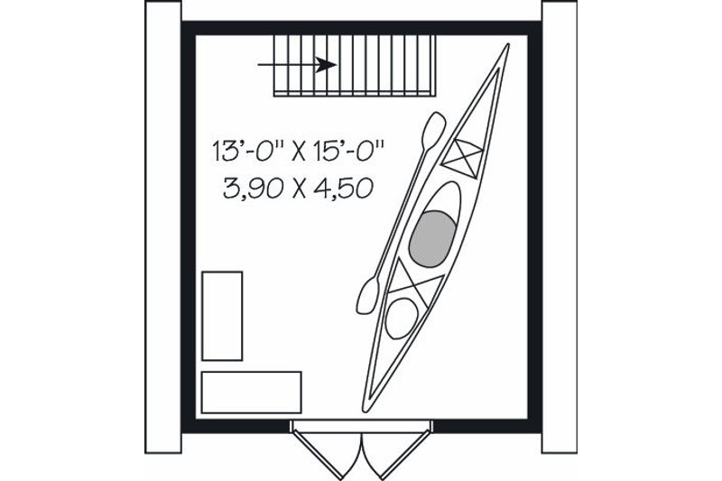 Home Plan - Floor Plan - Upper Floor for Traditional House Plan #23-764, 0 bath