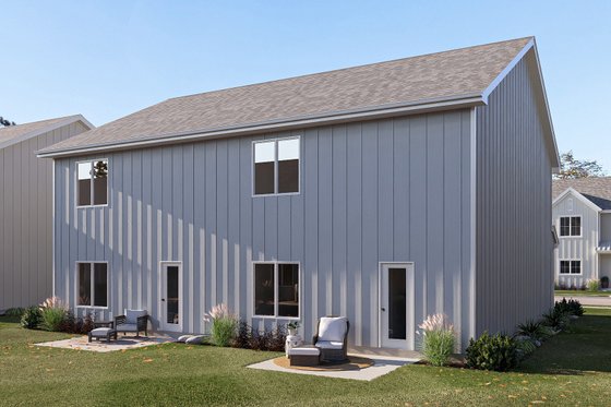 Exterior - Other Elevation 1 for Farmhouse House Plan #455-707 - 4 bed, 2.5 bath