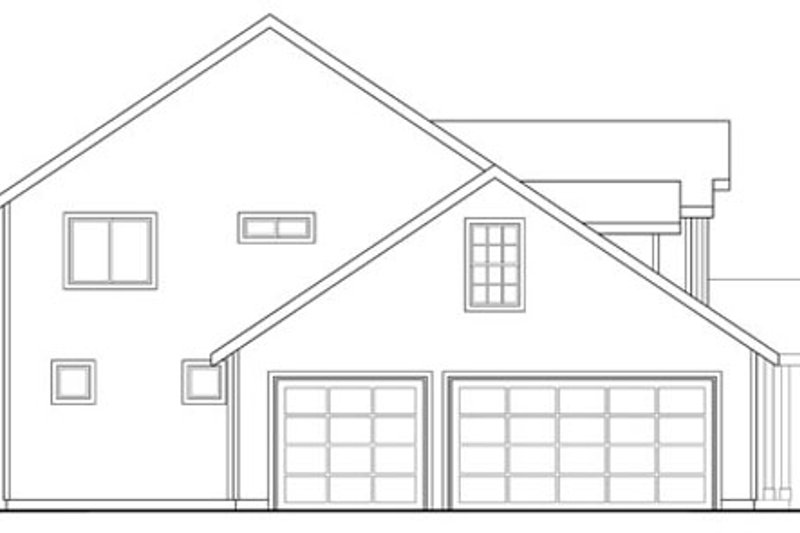 Home Plan - Exterior - Other Elevation for Modern House Plan #124-714 - 3 bed, 2.5 bath