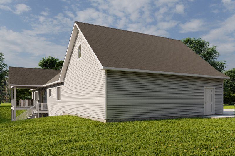 House Design - Exterior - Other Elevation 1 for Country House Plan #1064-184 - 4 bed, 3 bath