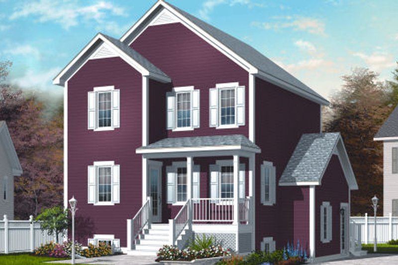 Home Plan - Country Exterior - Front Elevation Plan #23-2179