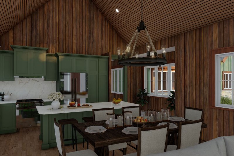 Home Plan - Interior - Kitchen 1 for Craftsman House Plan #923-73 - 3 bed, 3.5 bath