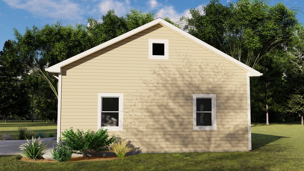 Exterior - Other Elevation 1 for Traditional House Plan #1064-139, 0 bath
