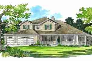 Traditional Exterior - Front Elevation Plan #72-330