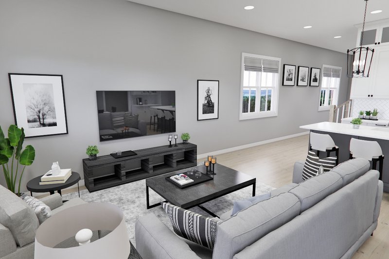Dream House Plan - Interior - Family Room 3 for Craftsman House Plan #51-1289 - 3 bed, 3.5 bath