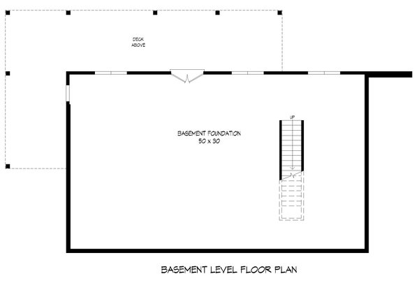 Traditional Floor Plan - Lower Floor Plan #932-567