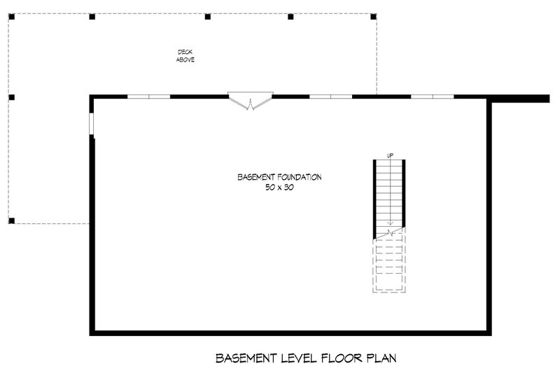 House Plan Design - Floor Plan - Lower Floor for Traditional House Plan #932-567 - 2 bed, 2 bath