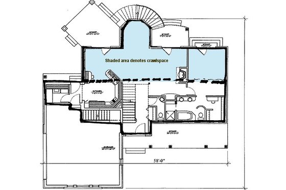 Floor Plan - Other Floor for Country House Plan #23-251 - 3 bed, 2.5 bath