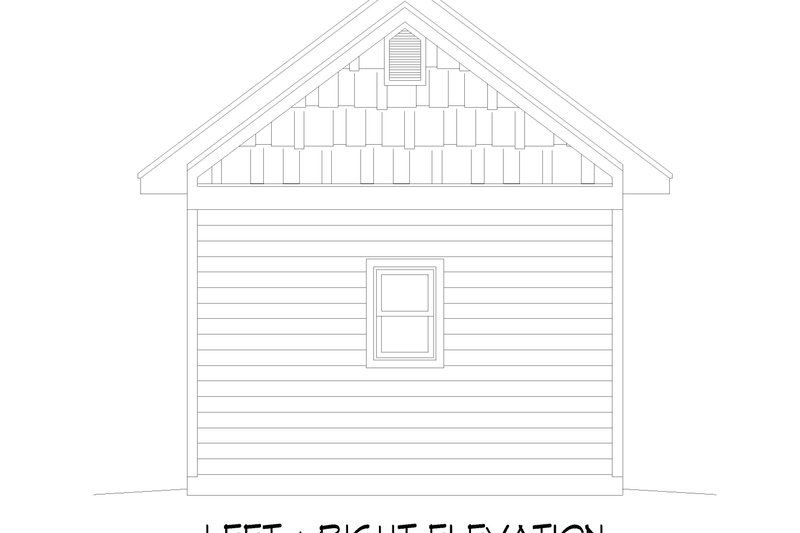 House Blueprint - Exterior - Other Elevation for Craftsman House Plan #932-1261, 0 bath