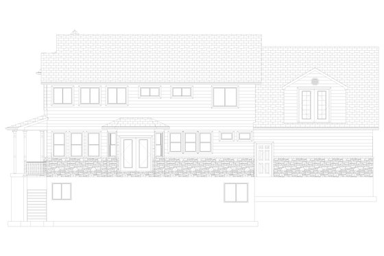Exterior - Other Elevation 2 for Victorian House Plan #1060-51 - 4 bed, 3 bath