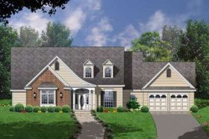 Traditional Exterior - Front Elevation Plan #40-150