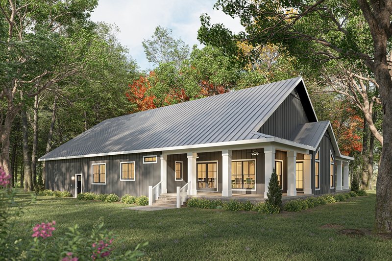 Dream House Plan - Exterior - Rear Elevation for Craftsman House Plan #44-285 - 3 bed, 2.5 bath