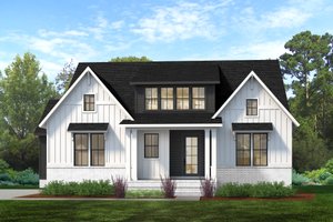 Country Exterior - Front Elevation Plan #1080-8