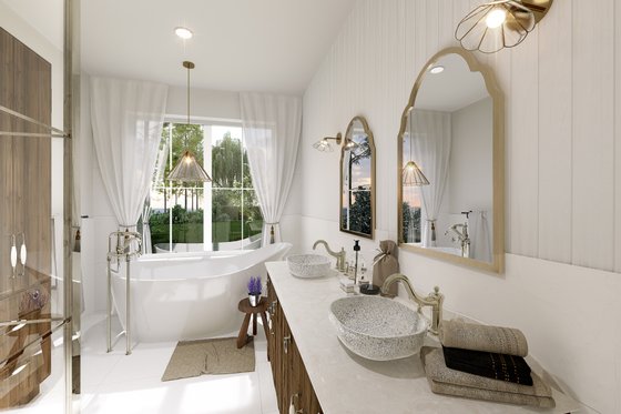 Interior - Master Bathroom for Country House Plan #23-2822 - 3 bed, 2.5 bath