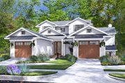 Colonial Style House Plan - 6 Beds 6 Baths 3597 Sq/Ft Plan #120-288 