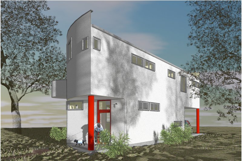 Architectural House Design - Exterior - Other Elevation for Modern House Plan #450-6 - 3 bed, 2.5 bath