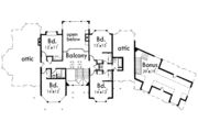 European Style House Plan - 6 Beds 4.5 Baths 3710 Sq/Ft Plan #303-348 