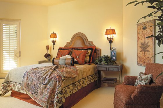 Interior - Bedroom for Mediterranean House Plan #930-291 - 3 bed, 4 bath