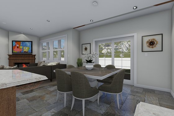 Interior - Other 2 for Traditional House Plan #1060-45 - 3 bed, 2 bath