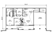 Farmhouse Style House Plan - 2 Beds 2 Baths 1480 Sq/Ft Plan #57-366 