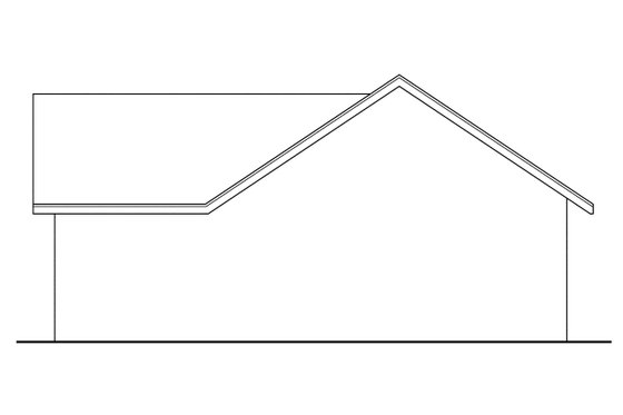 Exterior - Rear Elevation for Mediterranean House Plan #124-654, 0 bath