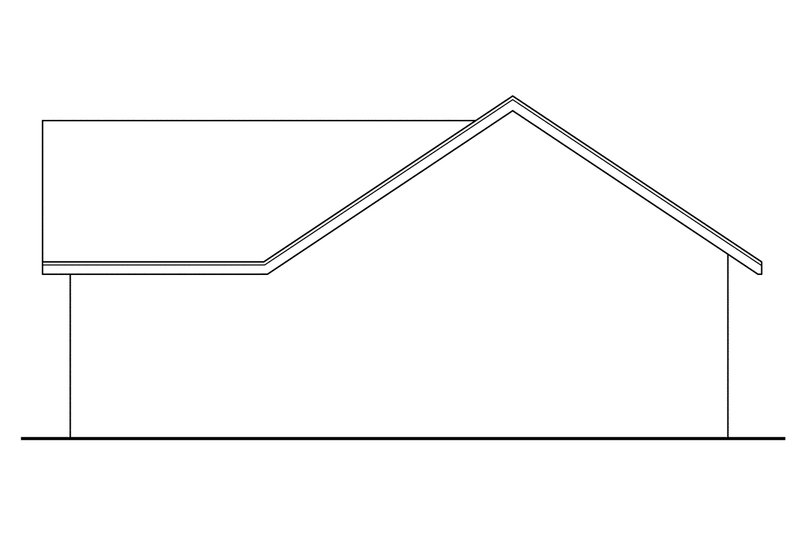 Home Plan - Exterior - Rear Elevation for Mediterranean House Plan #124-654, 0 bath