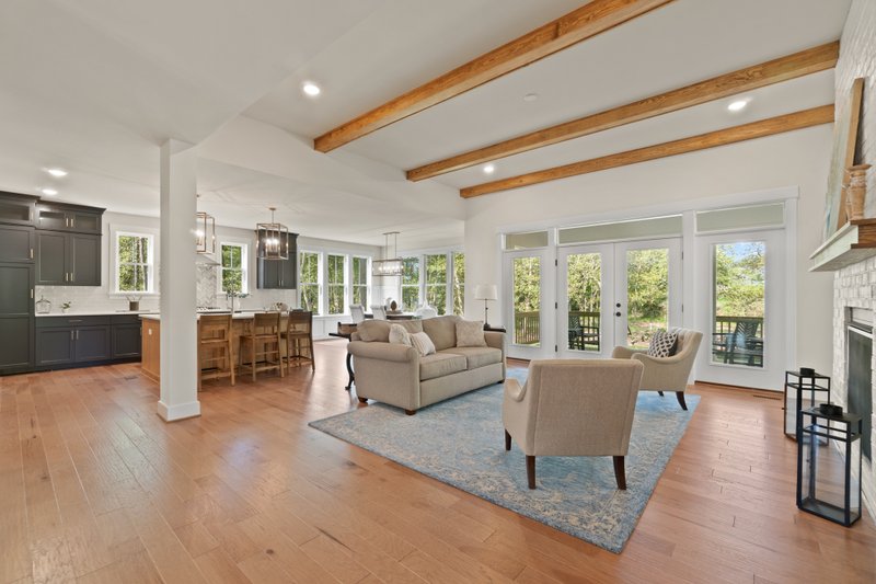 House Plan Design - Interior - Family Room 1 for Farmhouse House Plan #51-1213 - 4 bed, 3.5 bath