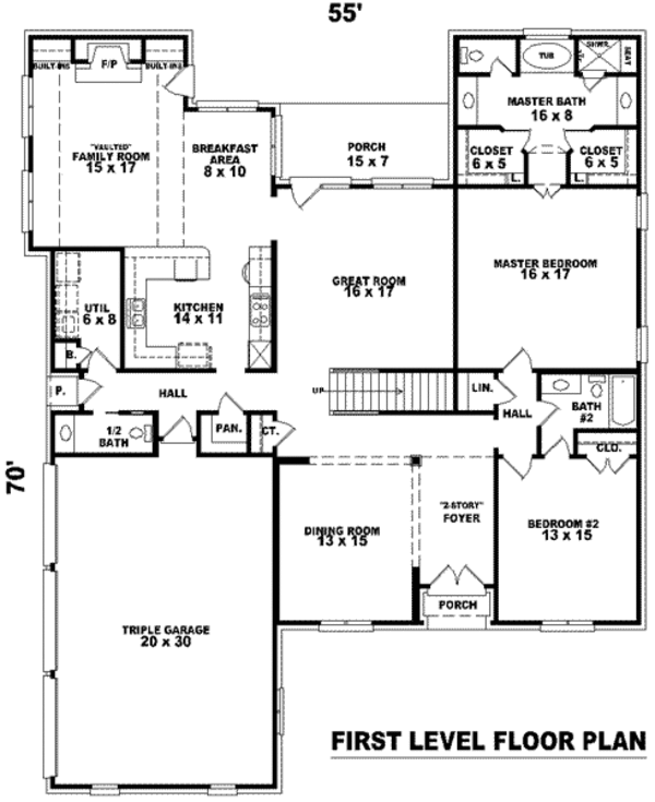 European Floor Plan - Main Floor Plan #81-1217