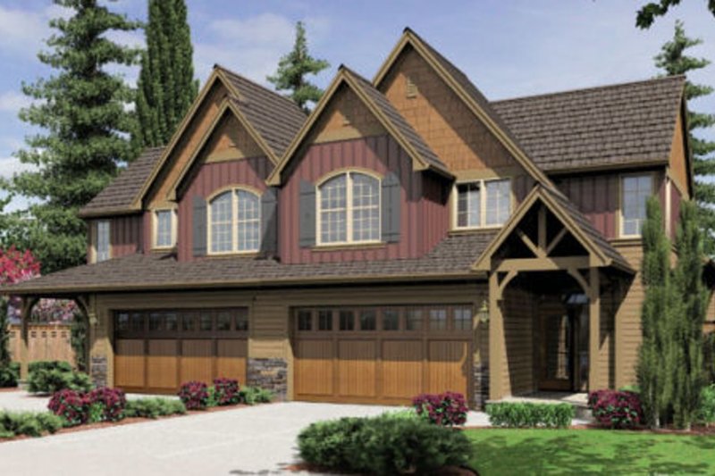 House Plan Design - Craftsman Exterior - Front Elevation Plan #48-368