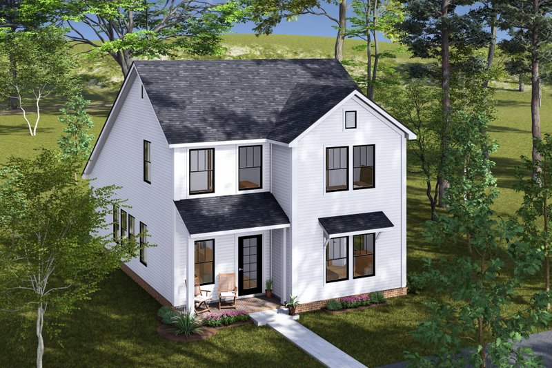 House Plan Design - Exterior - Other Elevation 3 for Cottage House Plan #513-2304 - 3 bed, 3 bath