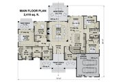 Farmhouse Style House Plan - 3 Beds 2.5 Baths 2419 Sq/Ft Plan #51-1170 