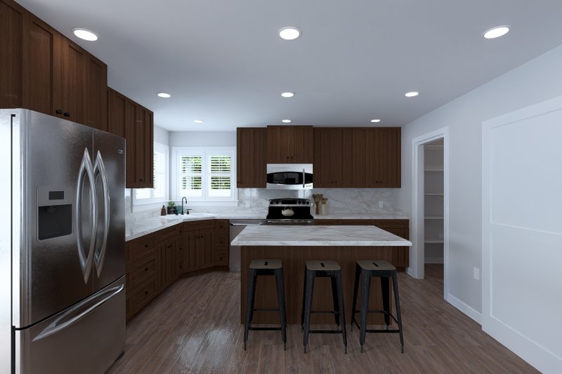 Architectural House Design - Interior - Kitchen 2 for Farmhouse House Plan #1060-374 - 3 bed, 2.5 bath