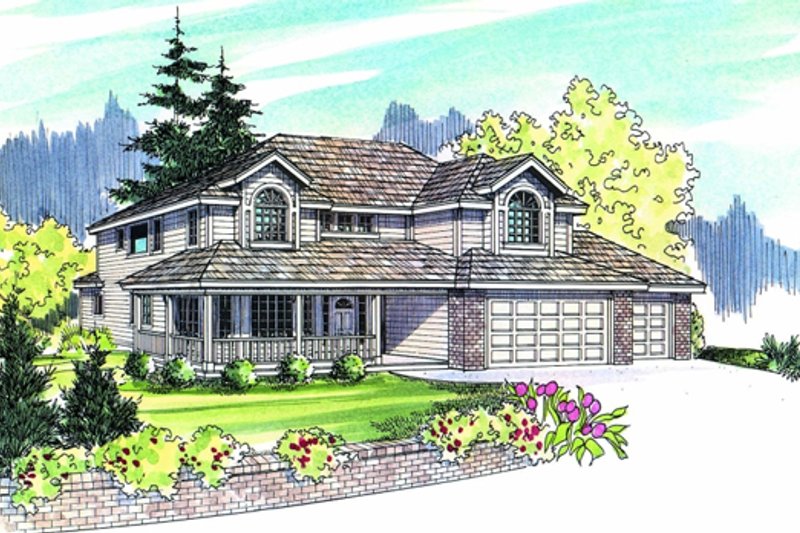 Home Plan - Exterior - Other Elevation for Traditional House Plan #124-479 - 3 bed, 2 bath