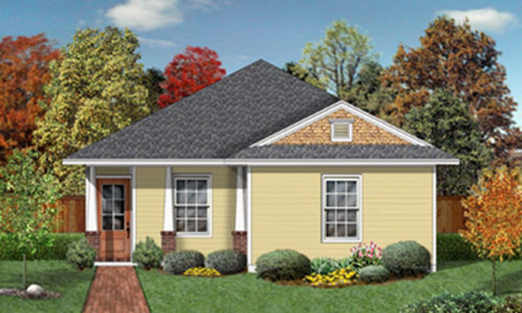 Cottage Style House Plan 4 Beds 2 Baths 1430 Sq/Ft Plan 84450