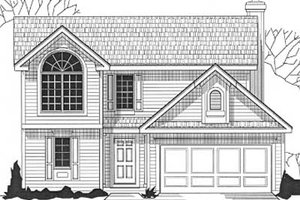 Traditional Exterior - Front Elevation Plan #67-470