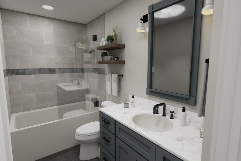 House Design - Interior - Bathroom for Craftsman House Plan #51-1507 - 4 bed, 3.5 bath