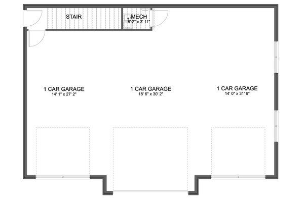 Barndominium Floor Plan - Main Floor Plan #1060-411