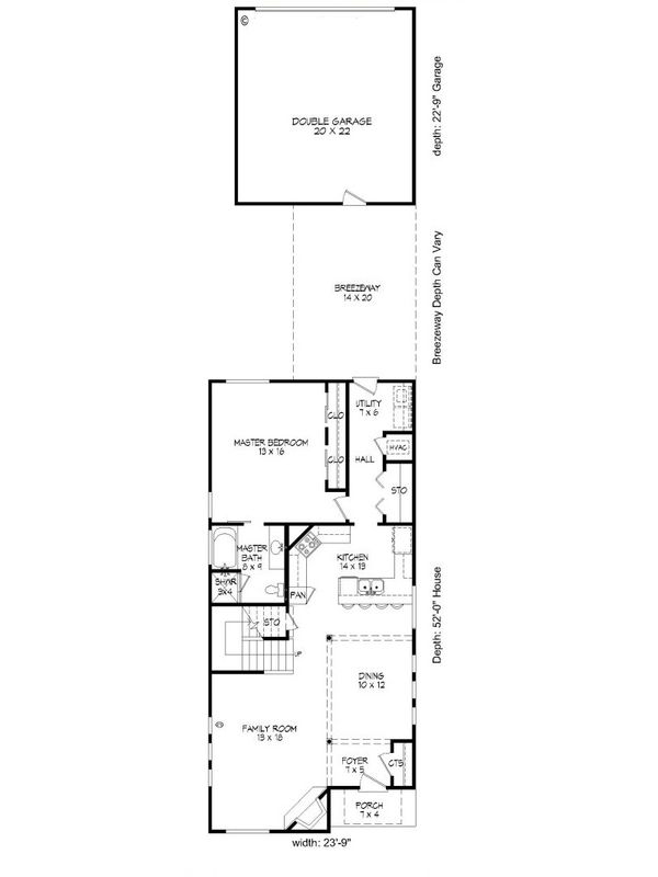 Home Plan - Contemporary Floor Plan - Main Floor Plan #932-7