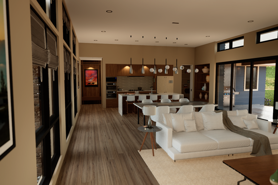 Interior - Kitchen for Prairie House Plan #48-1069 - 4 bed, 3.5 bath