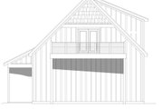 Southern Style House Plan - 1 Beds 1.5 Baths 1054 Sq/Ft Plan #932-848 