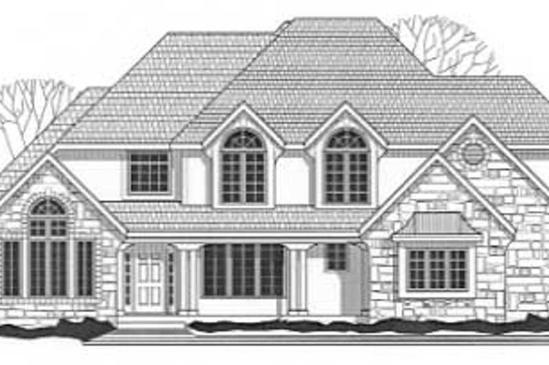 Traditional Style House Plan - 4 Beds 3 Baths 3439 Sq/Ft Plan #67-312